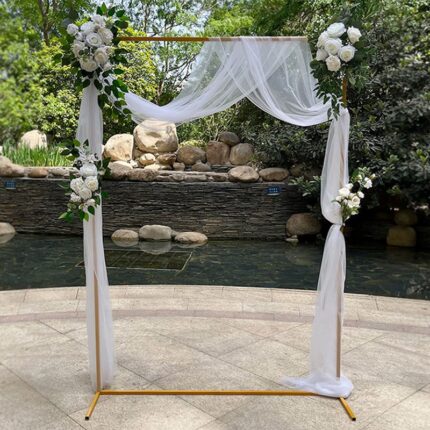 New Wedding Iron Art Geometric Screen Guiding